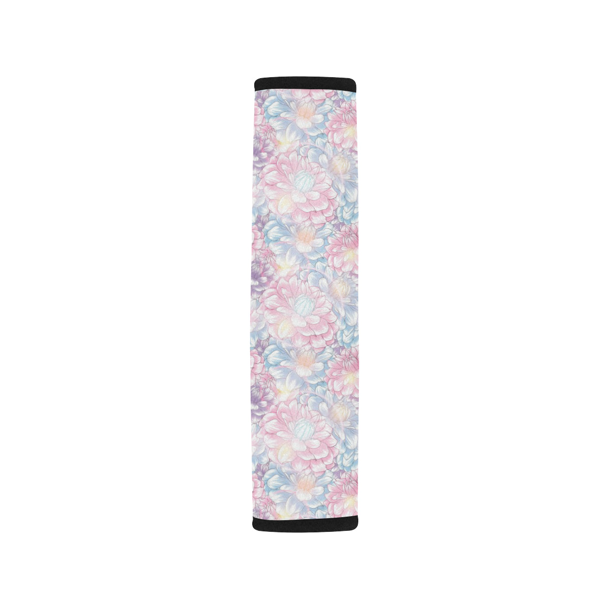 Dahlia Pattern Print Design 01 Car Seat Belt Cover