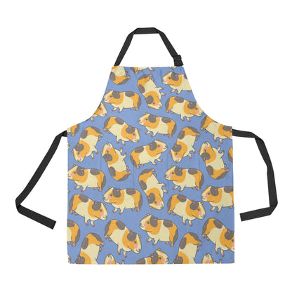 Guinea Pig Pattern Print Design 01 Apron with Pocket