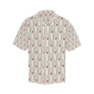 Bowling Pin Pattern Print Design 01 Men's Hawaiian Shirt