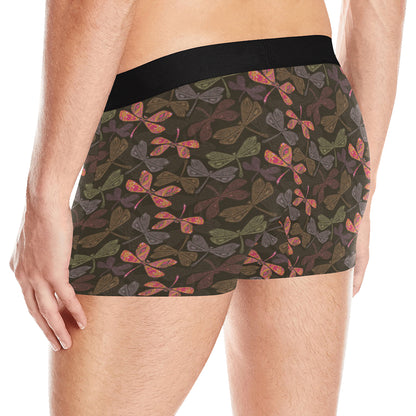 Dragonfly Pattern Print Design 02 Men's Boxer Briefs