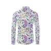 Lilac Pattern Print Design LI06 Men's Long Sleeve Shirt