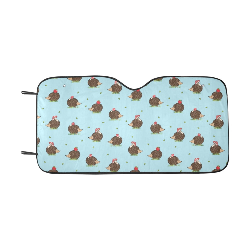 Hedgehog Print Design LKS402 Car front Windshield Sun Shade