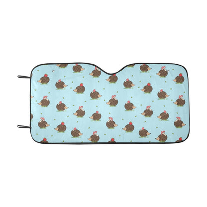 Hedgehog Print Design LKS402 Car front Windshield Sun Shade