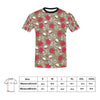 Skull Bone Rose Print Design LKS303 Men's All Over Print T-shirt