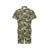 Army Camouflage Pattern Print Design 01 Men's Romper