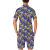 Sea Turtle Pattern Print Design T05 Men's Romper