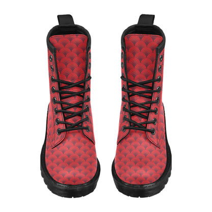 Scales Print Design LKS403 Women's Boots