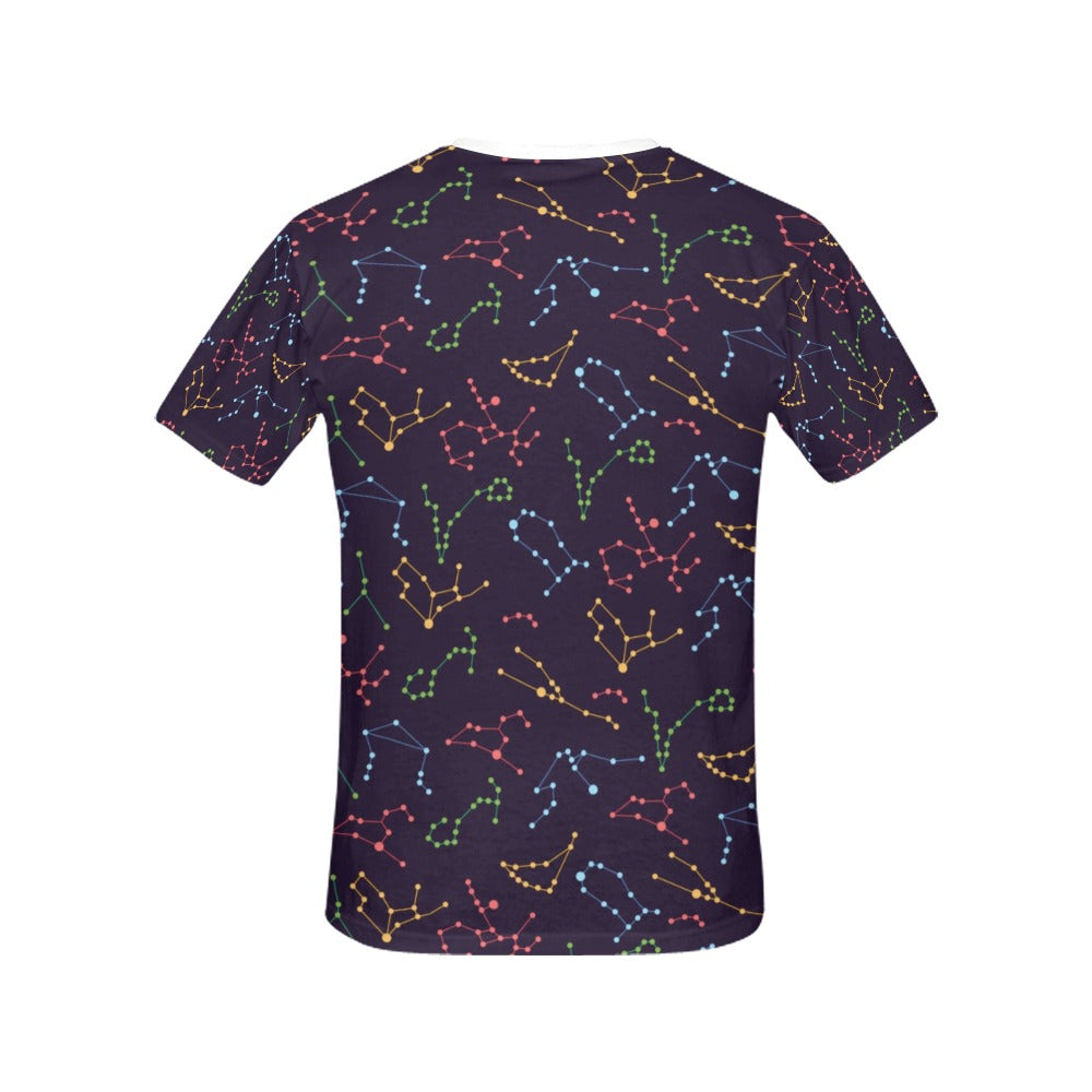 Zodiac Print Design LKS301 Women's  T-shirt