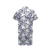 Skull Floral Beautiful Men's Romper