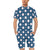 Baseball Star Print Pattern Men's Romper