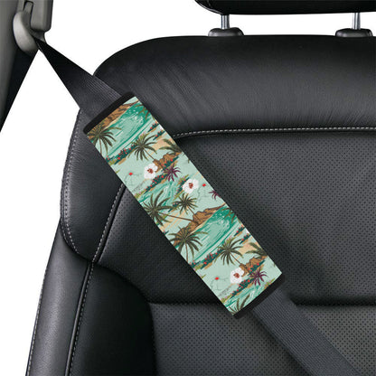 Pacific island Pattern Print Design A03 Car Seat Belt Cover