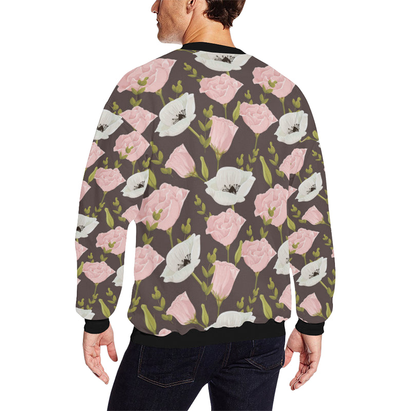 Anemone Pattern Print Design AM011 Men Long Sleeve Sweatshirt