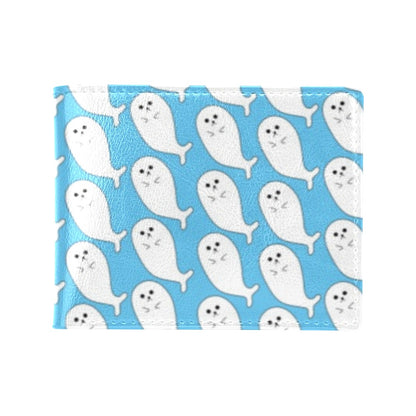 Sea Lion Print Design LKS402 Men's ID Card Wallet