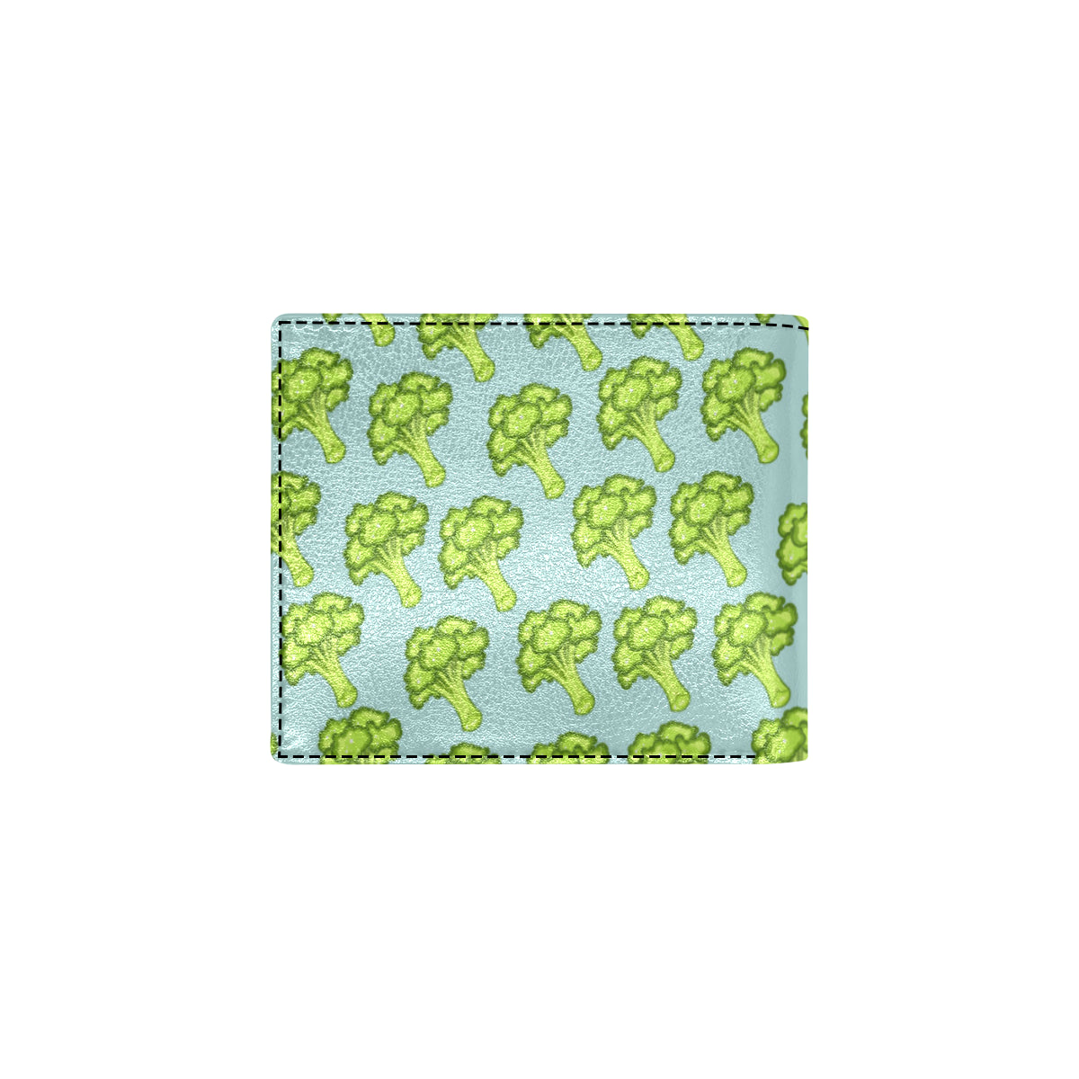 Broccoli Pattern Print Design 02 Men's ID Card Wallet