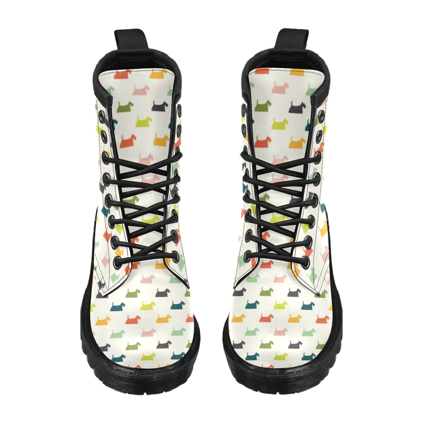 Scottish Terriers Print Design LKS305 Women's Boots