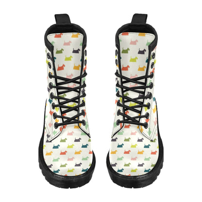 Scottish Terriers Print Design LKS305 Women's Boots