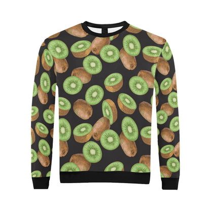 Kiwi Pattern Print Design KW03 Men Long Sleeve Sweatshirt