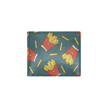 French Fried Pattern Print Design 04 Men's ID Card Wallet