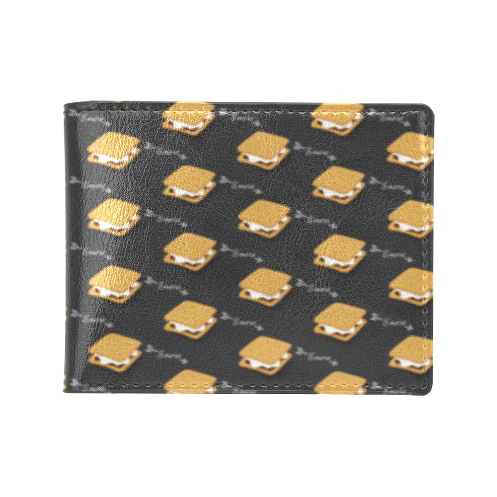 S_Mores Print Design LKS301 Men's ID Card Wallet