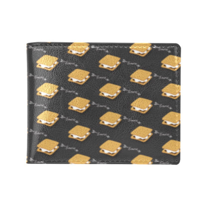 S_Mores Print Design LKS301 Men's ID Card Wallet