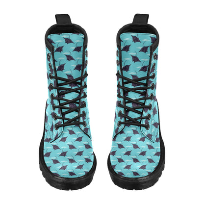 Manta Ray Print Design LKS403 Women's Boots