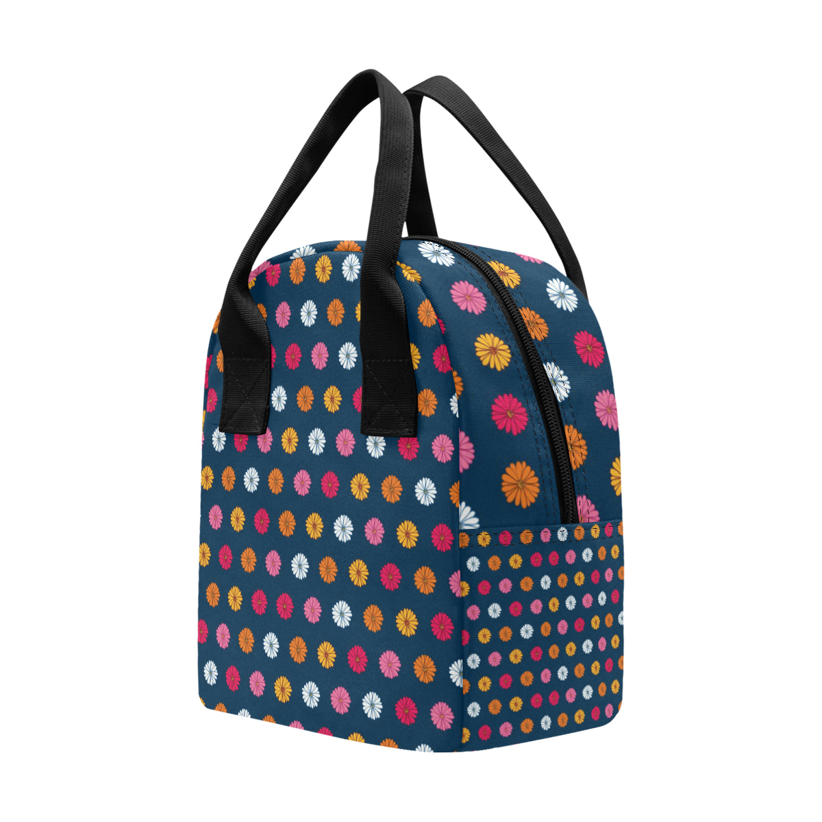Gerberas Pattern Print Design GB06 Insulated Lunch Bag