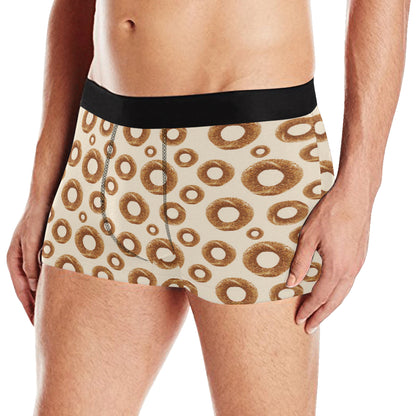 Bagel Pattern Print Design 01 Men's Boxer Briefs