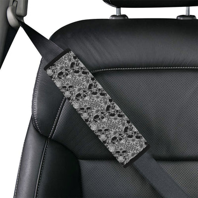 Skull Tattoo Design Print Car Seat Belt Cover