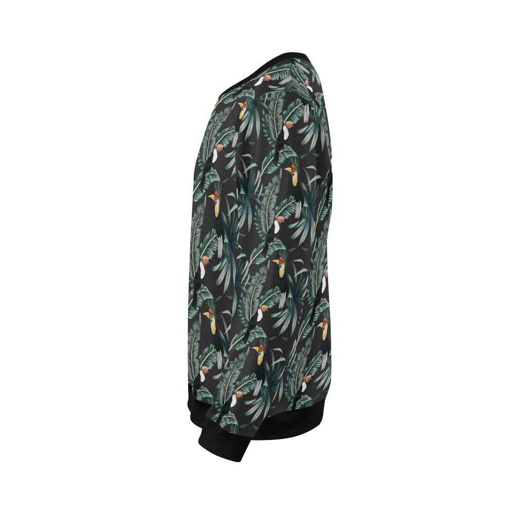 Rainforest Pattern Print Design RF06 Men Long Sleeve Sweatshirt