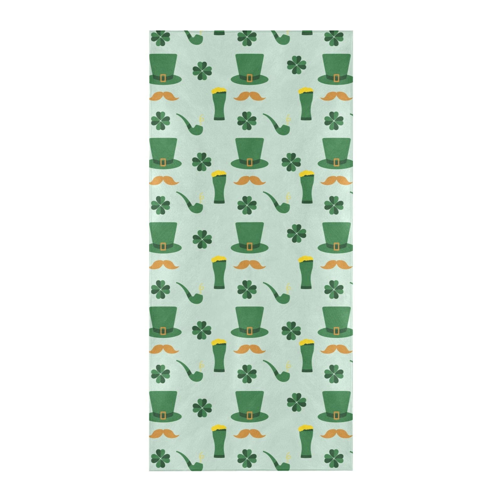 St Patricks Day Print Design LKS304 Beach Towel 32" x 71"