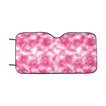 Tie Dye Pink Print Design LKS304 Car front Windshield Sun Shade