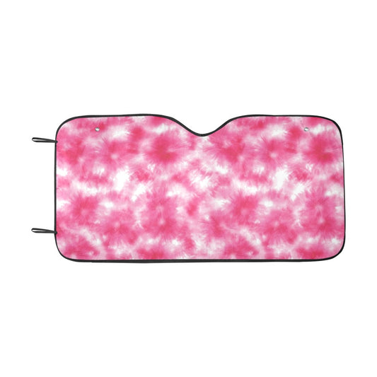 Tie Dye Pink Print Design LKS304 Car front Windshield Sun Shade