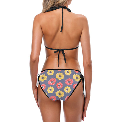 Anemone Pattern Print Design AM010 Bikini