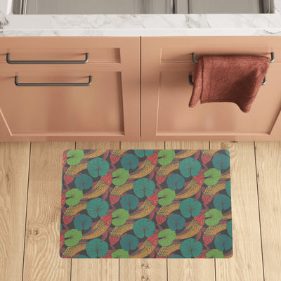 KOI Fish Pattern Print Design 01 Kitchen Mat