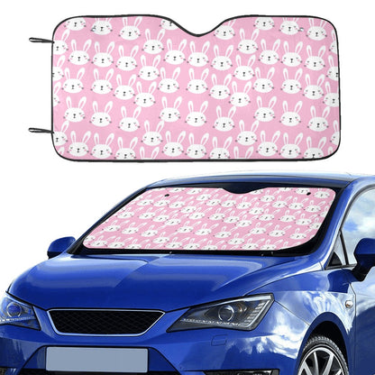 Rabbit Print Design LKS401 Car front Windshield Sun Shade