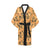 Hyena Pattern Print Design 01 Women's Short Kimono