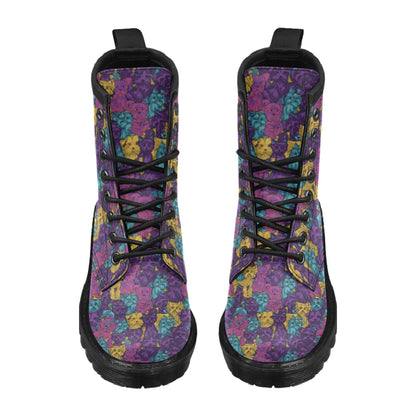 Yorkshire Terriers Print Design LKS3010 Women's Boots