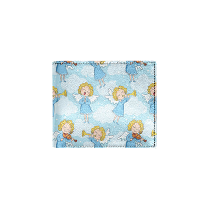 Angel Musician Pattern Print Design 09 Men's ID Card Wallet