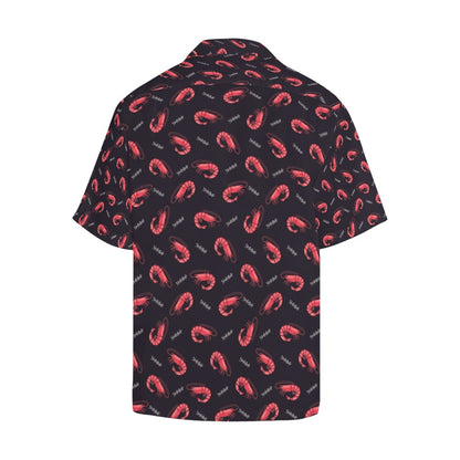 Shrimp Print Design LKS302 Men's Hawaiian Shirt