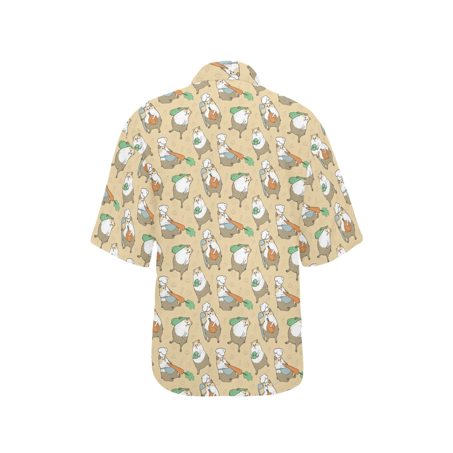 Guinea Pig Print Design LKS401 Women's Hawaiian Shirt