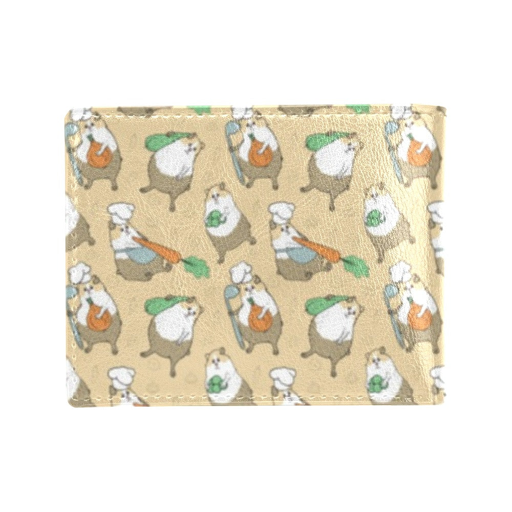 Guinea Pig Print Design LKS401 Men's ID Card Wallet
