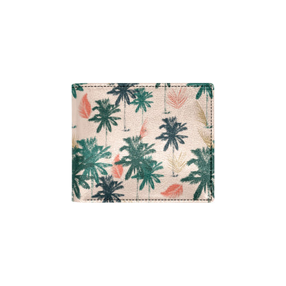 Palm Tree Pattern Print Design PT014 Men's ID Card Wallet