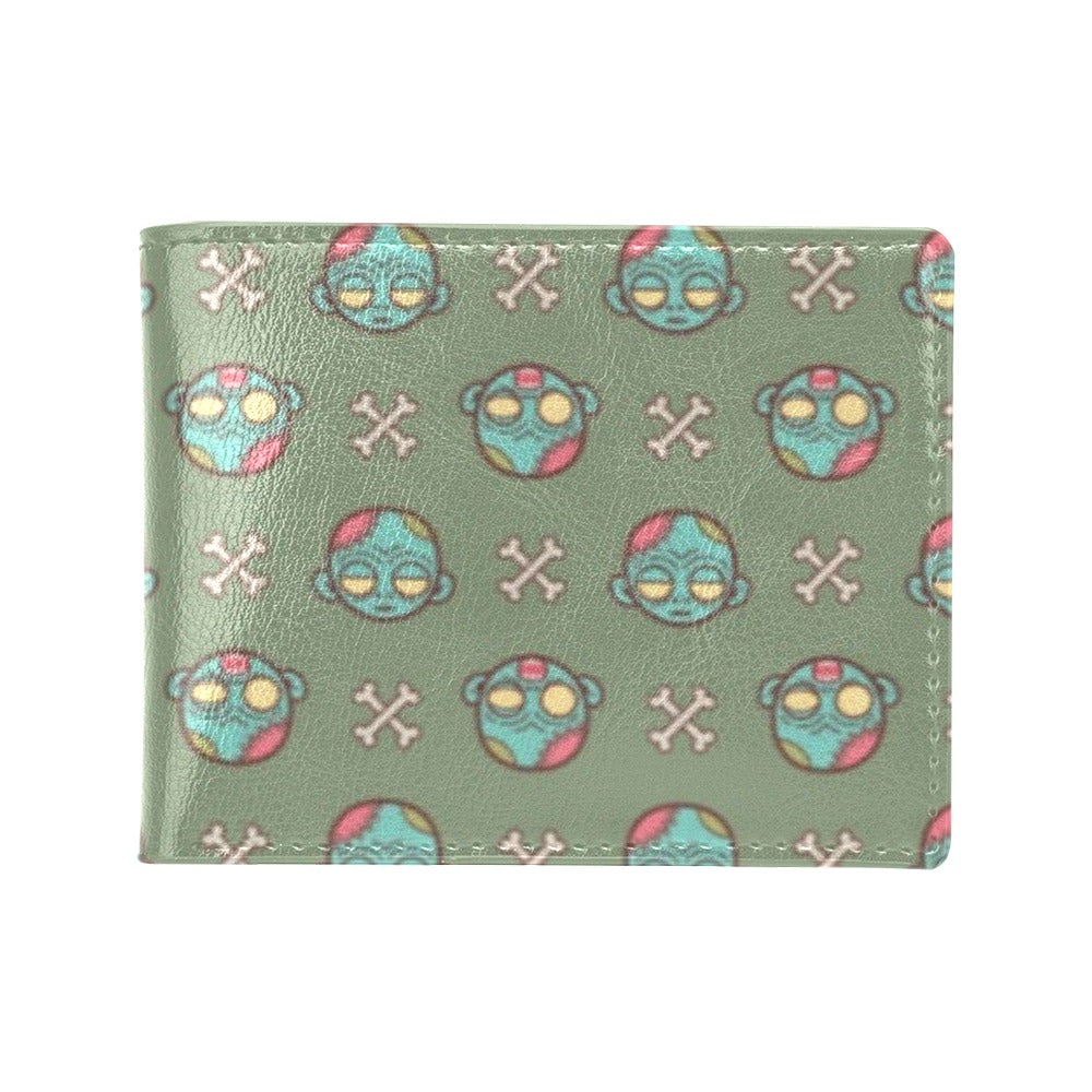 Zombie Print Design LKS301 Men's ID Card Wallet