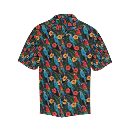 Parrot Pattern Print Design A01 Men's Hawaiian Shirt