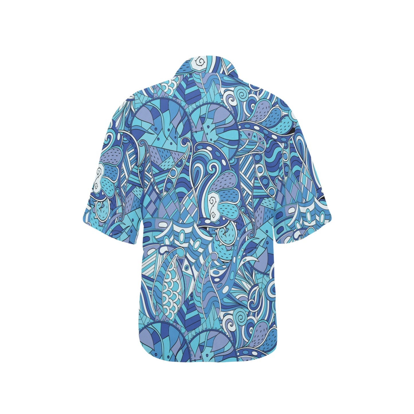 Funky Retro Pattern Print Design A02 Women's Hawaiian Shirt