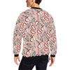 Apple Pattern Print Design AP04 Men Long Sleeve Sweatshirt