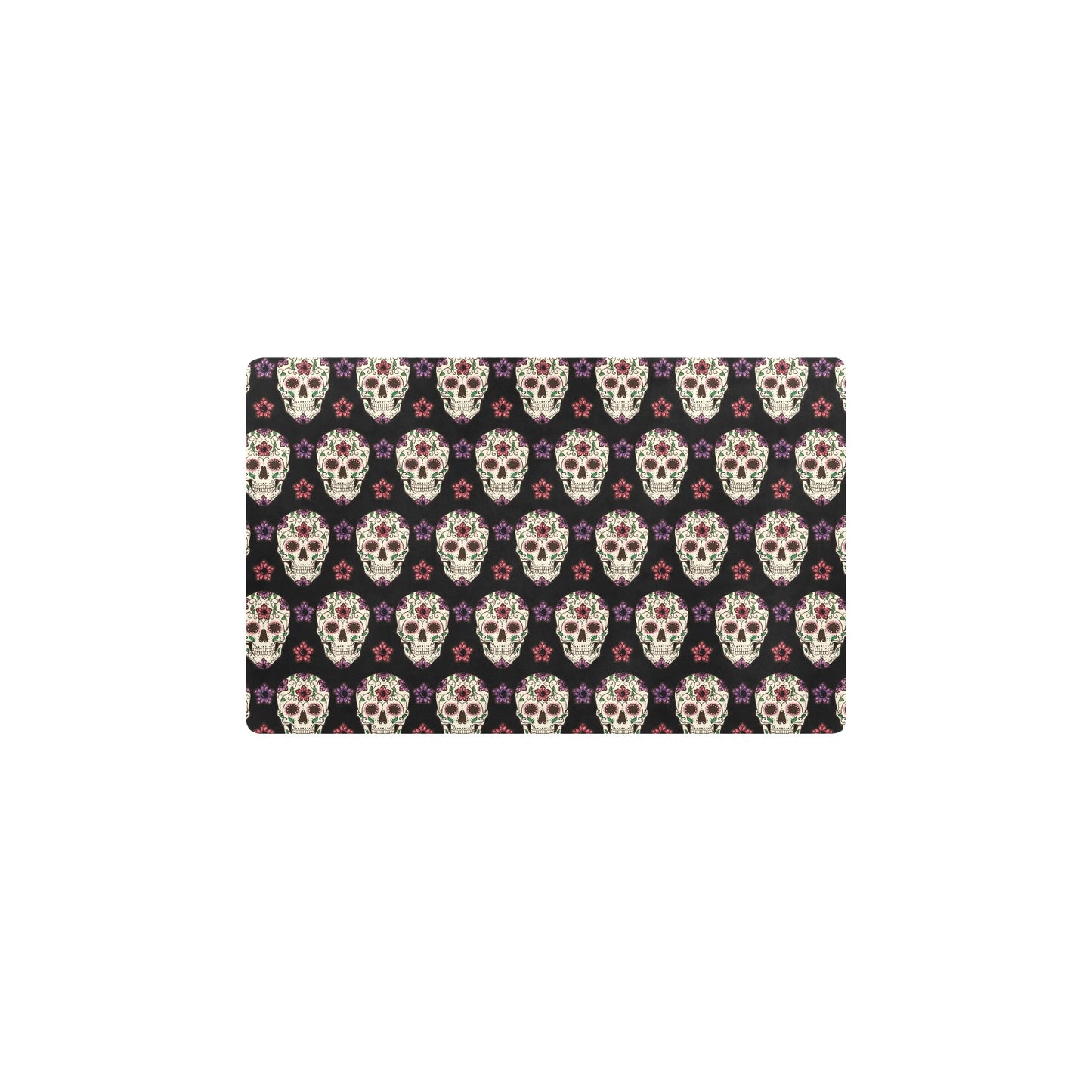 Sugar Skull Print Design LKS304 Kitchen Mat