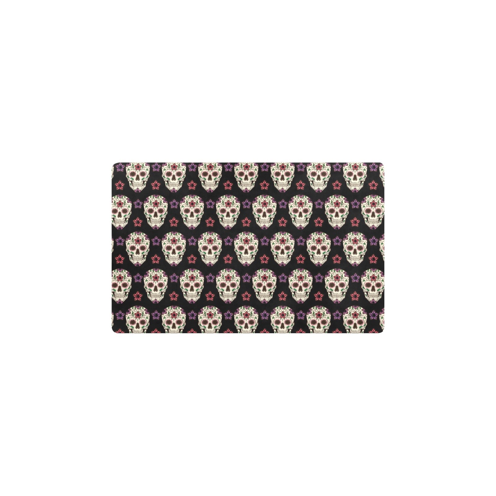 Sugar Skull Print Design LKS304 Kitchen Mat