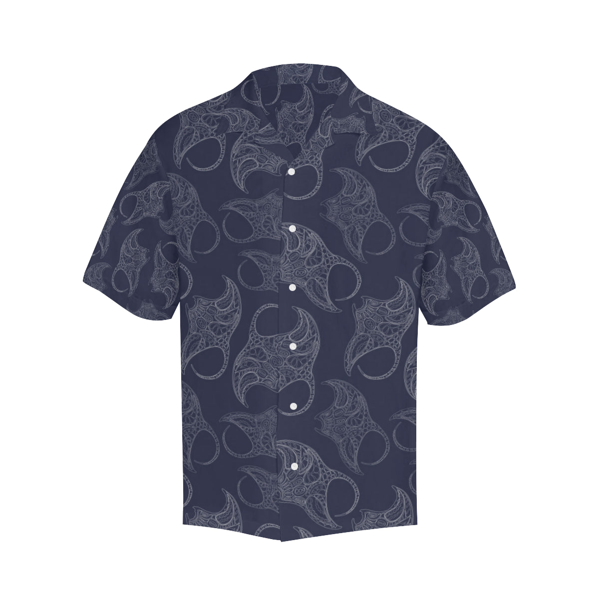 Manta Ray Pattern Print Design 01 Men's Hawaiian Shirt