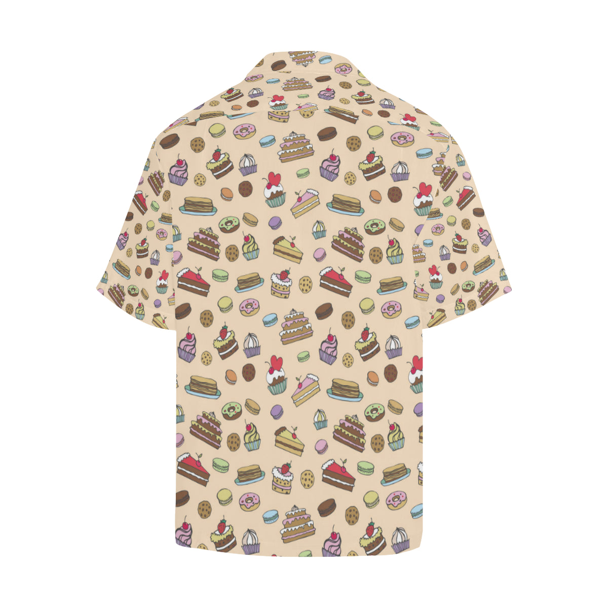 Cake Pattern Print Design 03 Men's Hawaiian Shirt